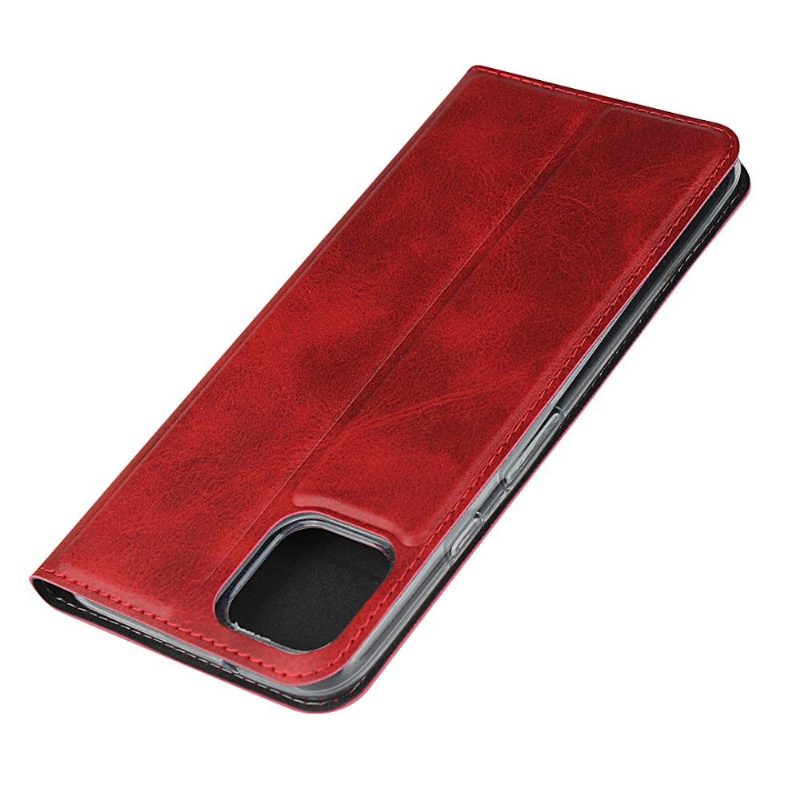 Flip Case Google Pixel 4 Hemming Style Nahka Hihnalla