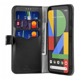 Kotelot Google Pixel 4 Suojakuori Kado Leather Series - Musta