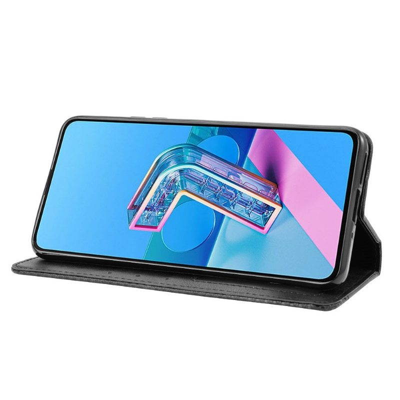 Flip Case Asus Zenfone 7 / Zenfone 7 Pro Hemming Cirénius-tyylinen Nahka