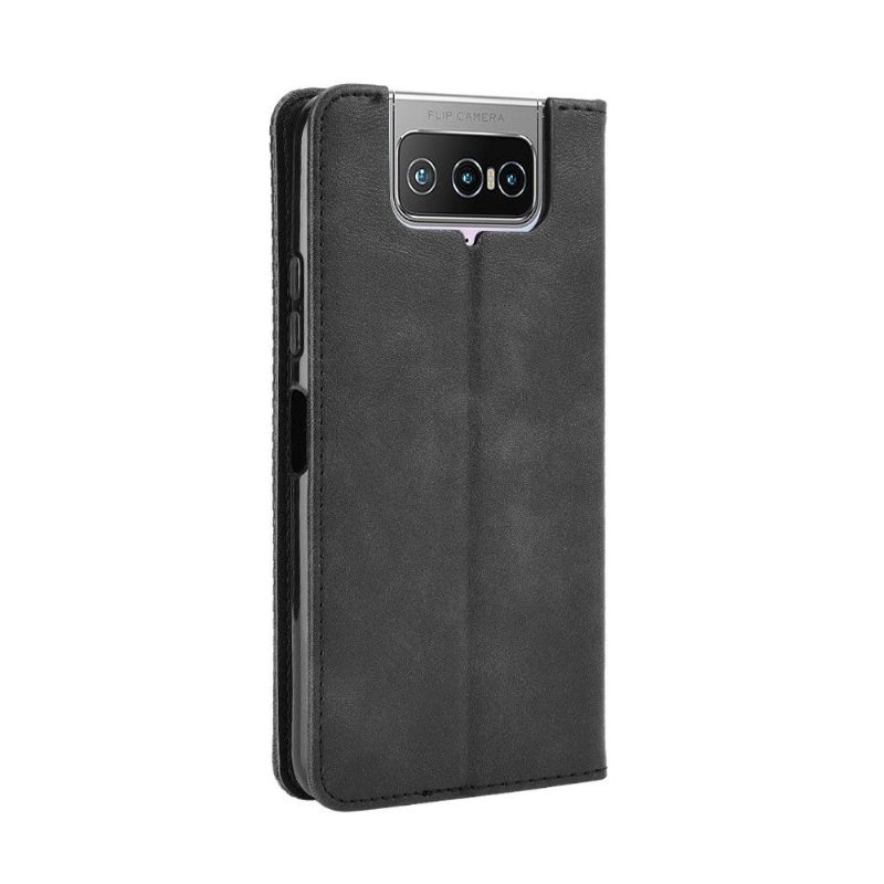 Flip Case Asus Zenfone 7 / Zenfone 7 Pro Hemming Cirénius-tyylinen Nahka