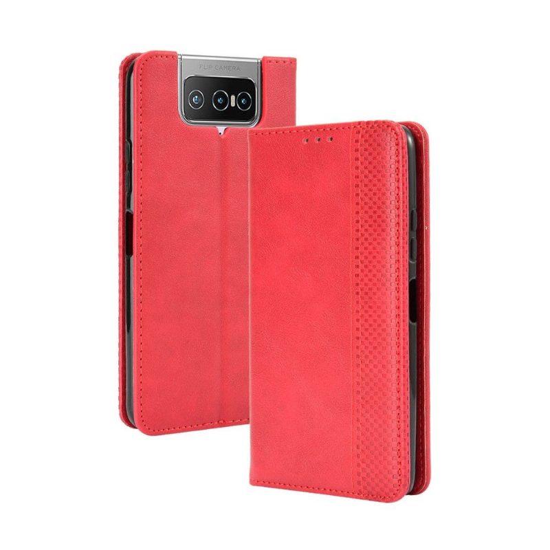 Flip Case Asus Zenfone 7 / Zenfone 7 Pro Hemming Cirénius-tyylinen Nahka