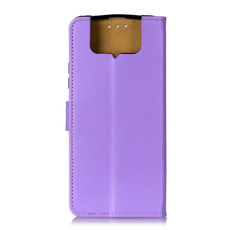 Kuoret Asus Zenfone 7 / Zenfone 7 Pro Basic Faux Leather - Violetti