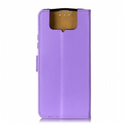 Kuoret Asus Zenfone 7 / Zenfone 7 Pro Basic Faux Leather - Violetti