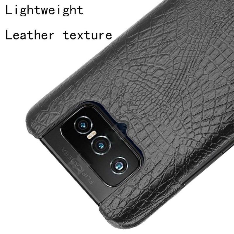 Kuori Asus Zenfone 7 / Zenfone 7 Pro Alkuperäinen Croco Skin Effect