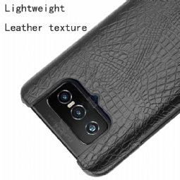 Kuori Asus Zenfone 7 / Zenfone 7 Pro Alkuperäinen Croco Skin Effect