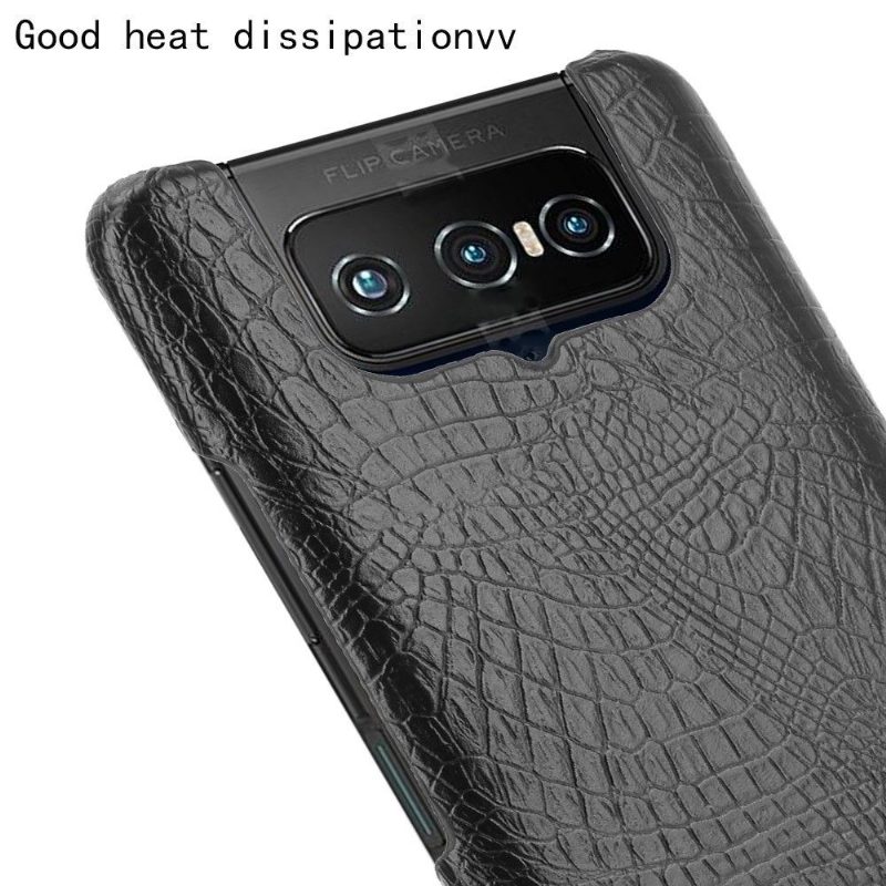 Kuori Asus Zenfone 7 / Zenfone 7 Pro Alkuperäinen Croco Skin Effect