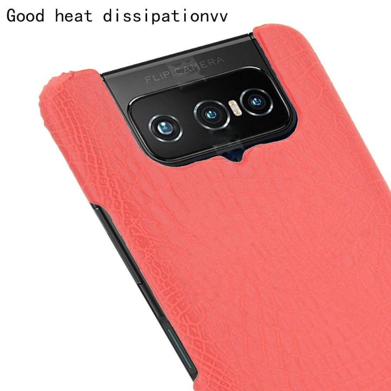 Kuori Asus Zenfone 7 / Zenfone 7 Pro Alkuperäinen Croco Skin Effect