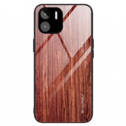 Kuori Xiaomi Redmi A1 Wood Design Karkaistu Lasi