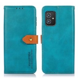 Flip Case Asus Zenfone 8 Hemming Khazneh Bicolor Keinonahka