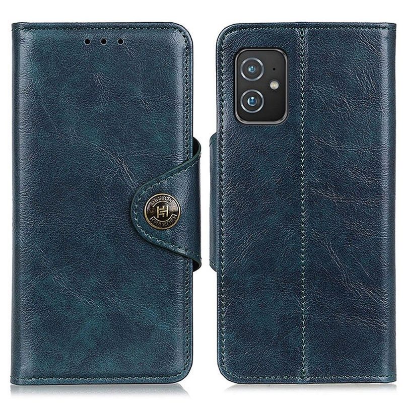 Flip Case Asus Zenfone 8 Hemming Khazneh Design Essential