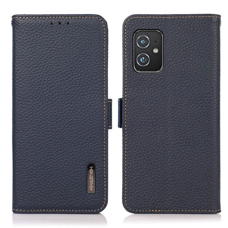 Flip Case Asus Zenfone 8 Hemming Khazneh Rakeinen Nahka