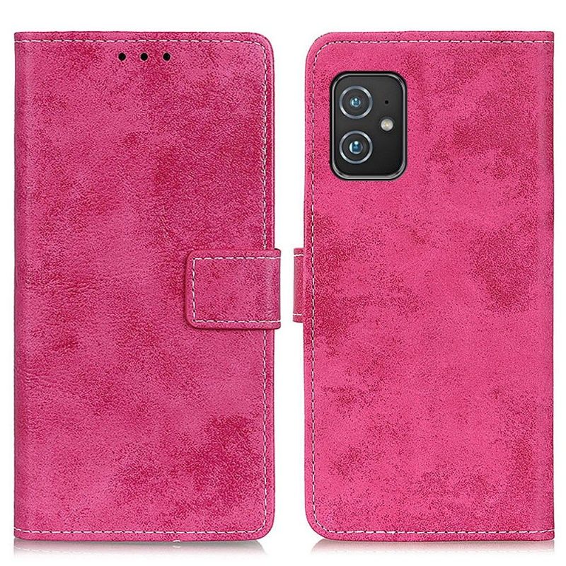 Nahkakotelo Asus Zenfone 8 Cyrius Faux Leather Vintage