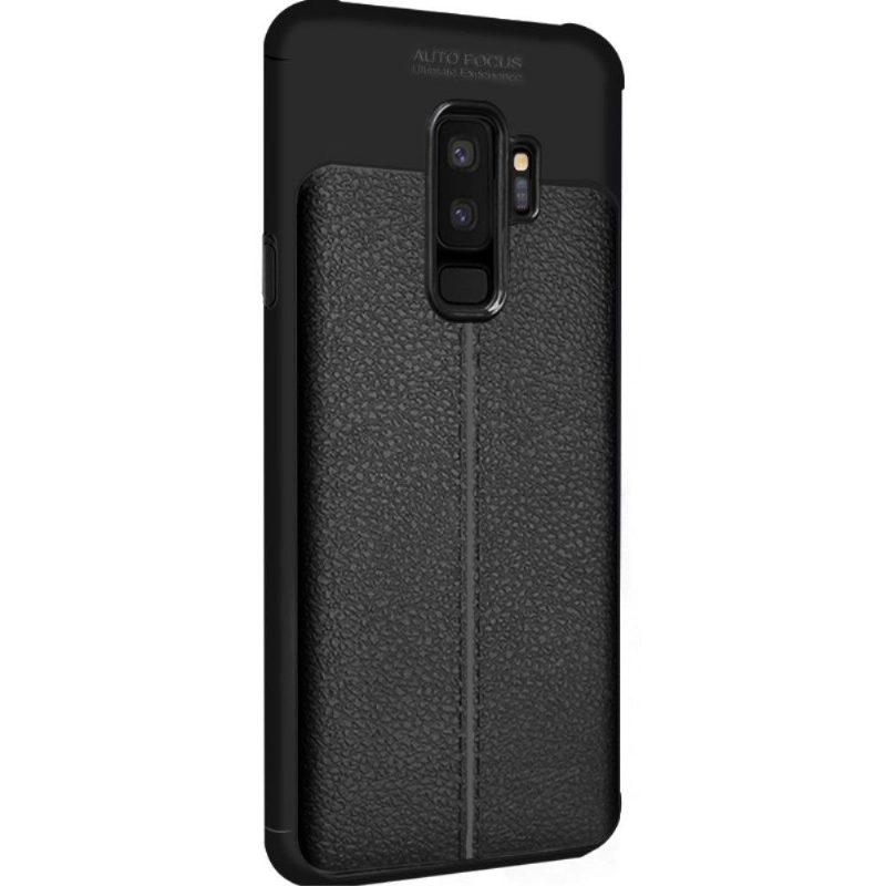 Kuori Samsung Galaxy S9 Plus Alkuperäinen Vega Leather Effect - Musta