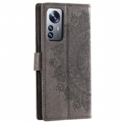 Flip Case Xiaomi 12 Hemming Mandala Sun