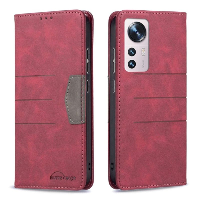 Kotelot Xiaomi 12 Alkuperäinen Binfen Color Flip Faux Leather