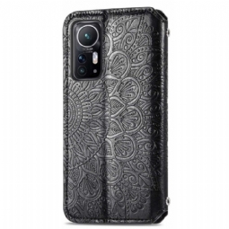 Nahkakotelo Xiaomi 12 Kotelot Flip Flip Chic Mandala