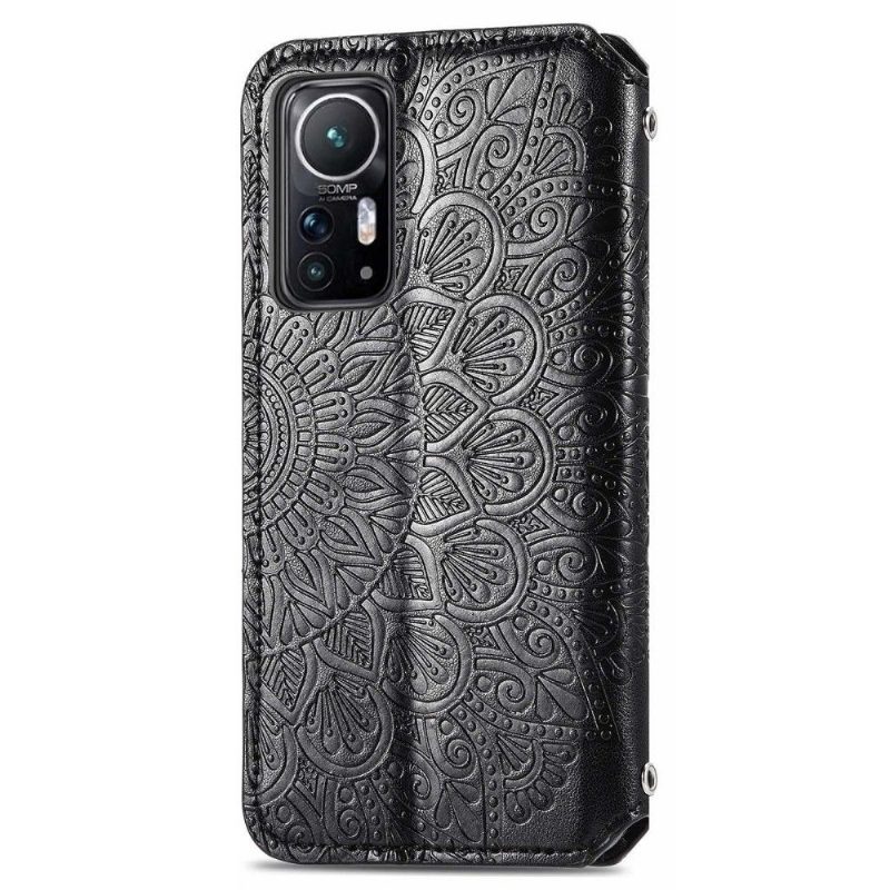 Nahkakotelo Xiaomi 12 Kotelot Flip Flip Chic Mandala