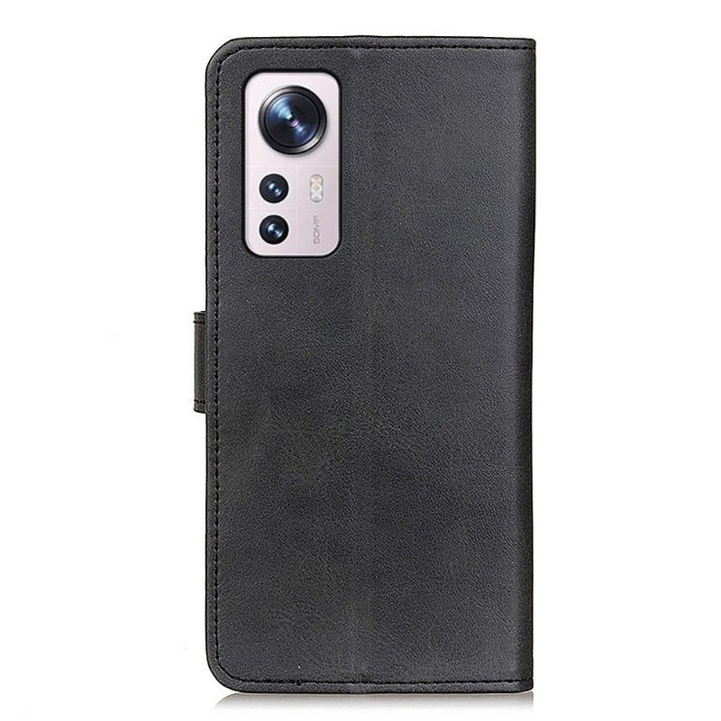 Nahkakotelo Xiaomi 12 Murtumaton Puhelinkuoret Marius Matte Leather Effect