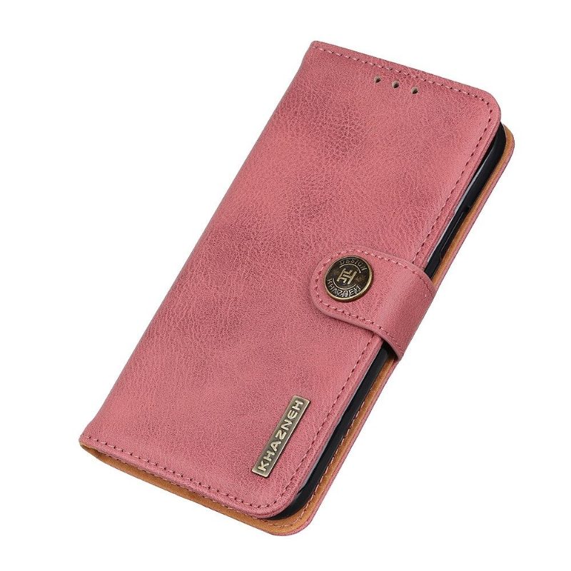 Kotelot Oppo A94 5G Khazneh Leather Effect -korttikotelo