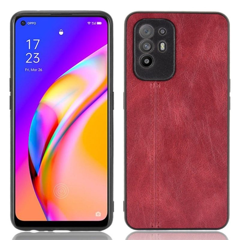 Kuori Oppo A94 5G Nahkaefekti