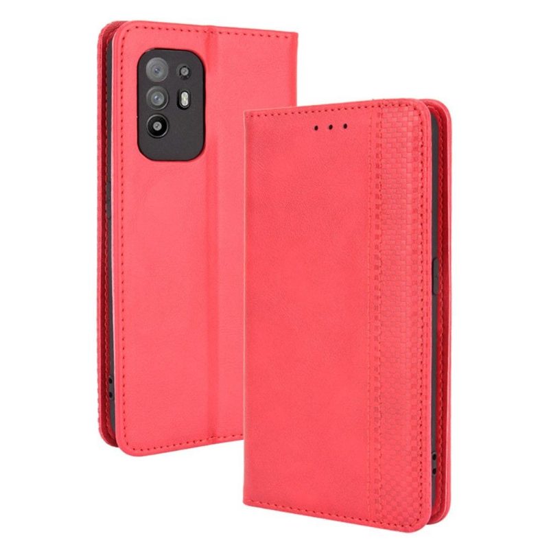 Nahkakuori Oppo A94 5G Cirénius-tyylinen Nahka