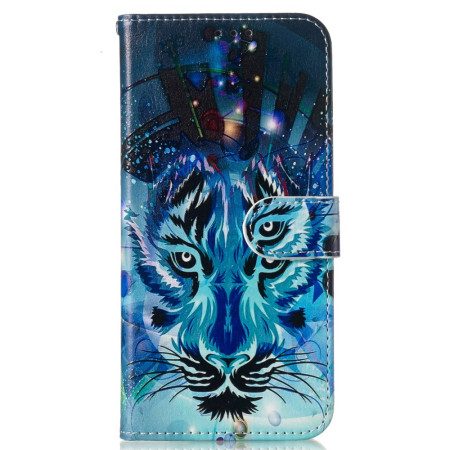 Kotelot Samsung Galaxy S24 Fe Wolf Print Strap Suojakuori