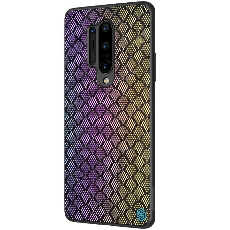 Case OnePlus 8 Pro Murtumaton Puhelinkuoret Shiny Series - Violetti / Kulta