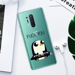 Kuori OnePlus 8 Pro Penguin Piano"hakkaa Vittuun"