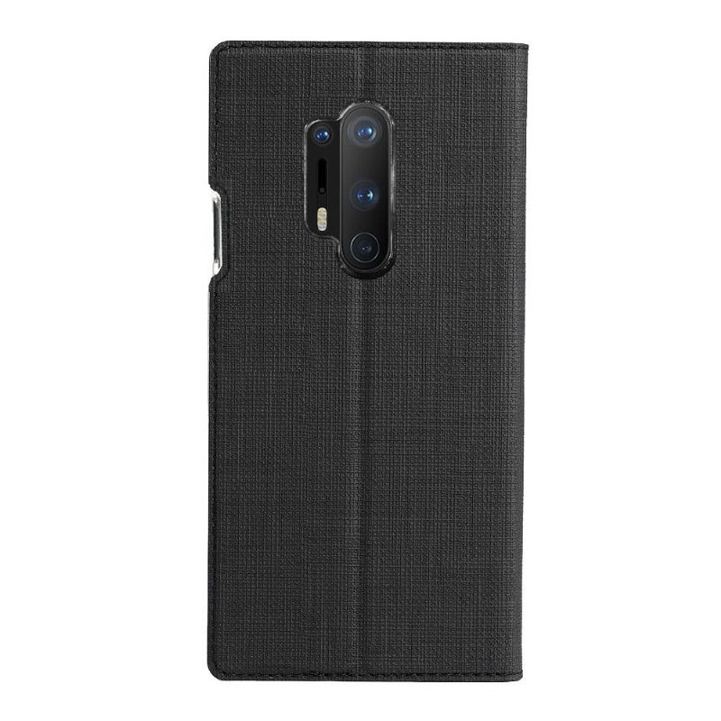 Nahkakotelo OnePlus 8 Pro Murtumaton Puhelinkuoret Braces -tukitoiminto