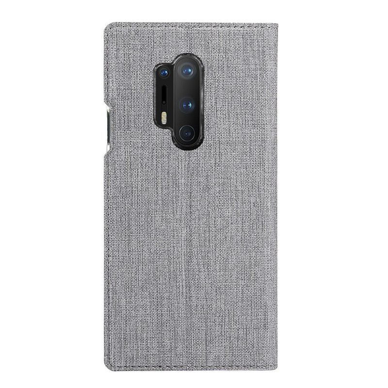 Nahkakotelo OnePlus 8 Pro Murtumaton Puhelinkuoret Braces -tukitoiminto