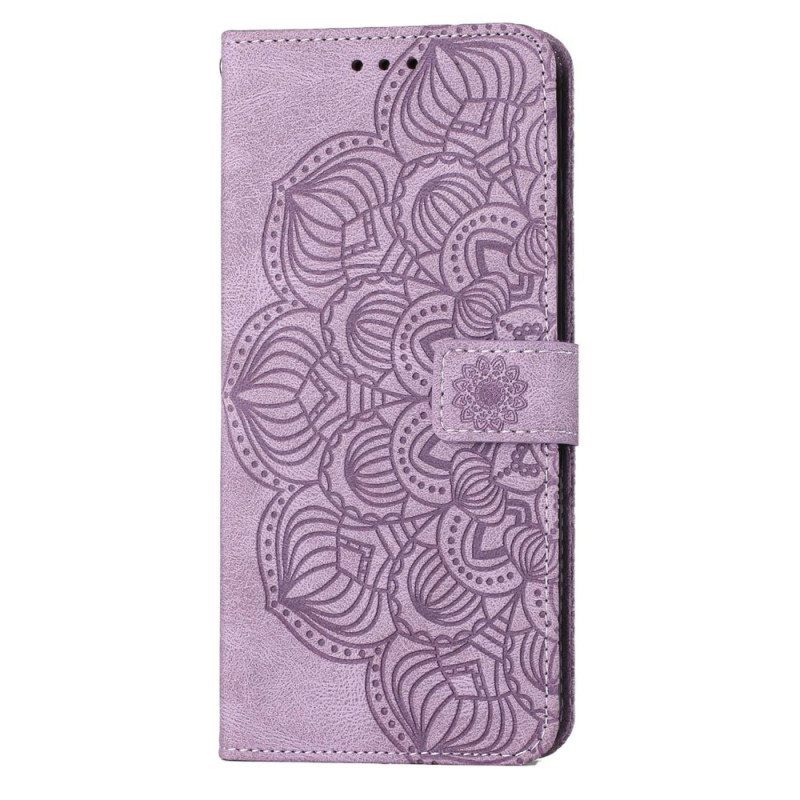 Flip Case Samsung Galaxy S23 Plus 5G Suojaketju Kuori Strappy Mandala