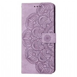 Flip Case Samsung Galaxy S23 Plus 5G Suojaketju Kuori Strappy Mandala