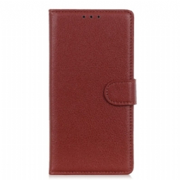 Kotelot Sony Xperia 5 IV Perinteinen Litchi Faux Leather