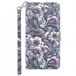 Kotelot Sony Xperia 5 IV Suojaketju Kuori Strappy Paisley -kuvio