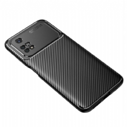 Case Poco M4 Pro 4G Murtumaton Puhelinkuoret Style Carbon Fiber