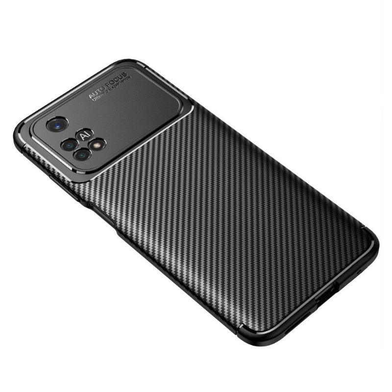 Case Poco M4 Pro 4G Murtumaton Puhelinkuoret Style Carbon Fiber