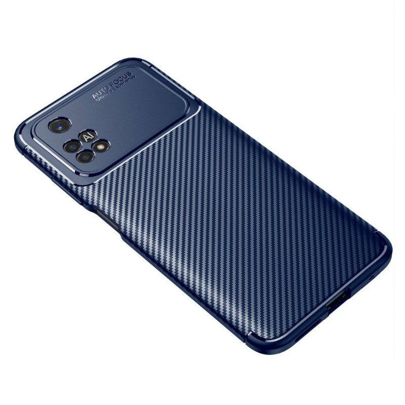 Case Poco M4 Pro 4G Murtumaton Puhelinkuoret Style Carbon Fiber