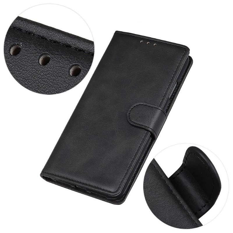 Flip Case Poco M4 Pro 4G Hemming Marius Matte Leather Effect