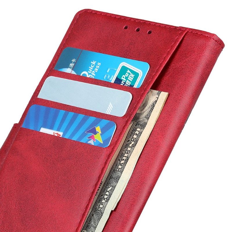 Flip Case Poco M4 Pro 4G Hemming Marius Matte Leather Effect