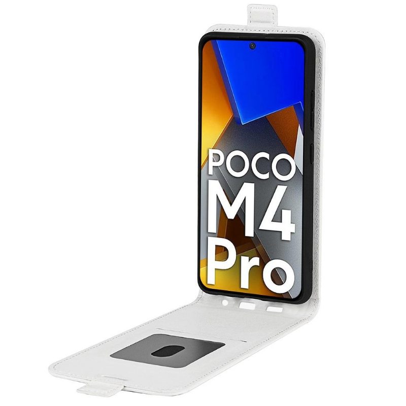 Kotelot Poco M4 Pro 4G Keinonahka Pystysuora