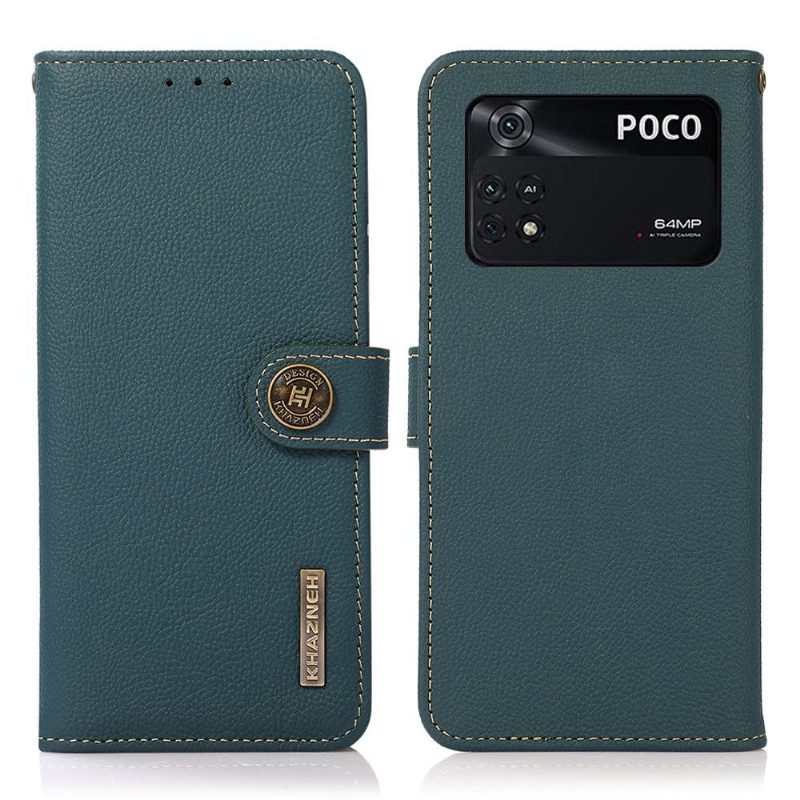 Kotelot Poco M4 Pro 4G Khazneh Classic Leather