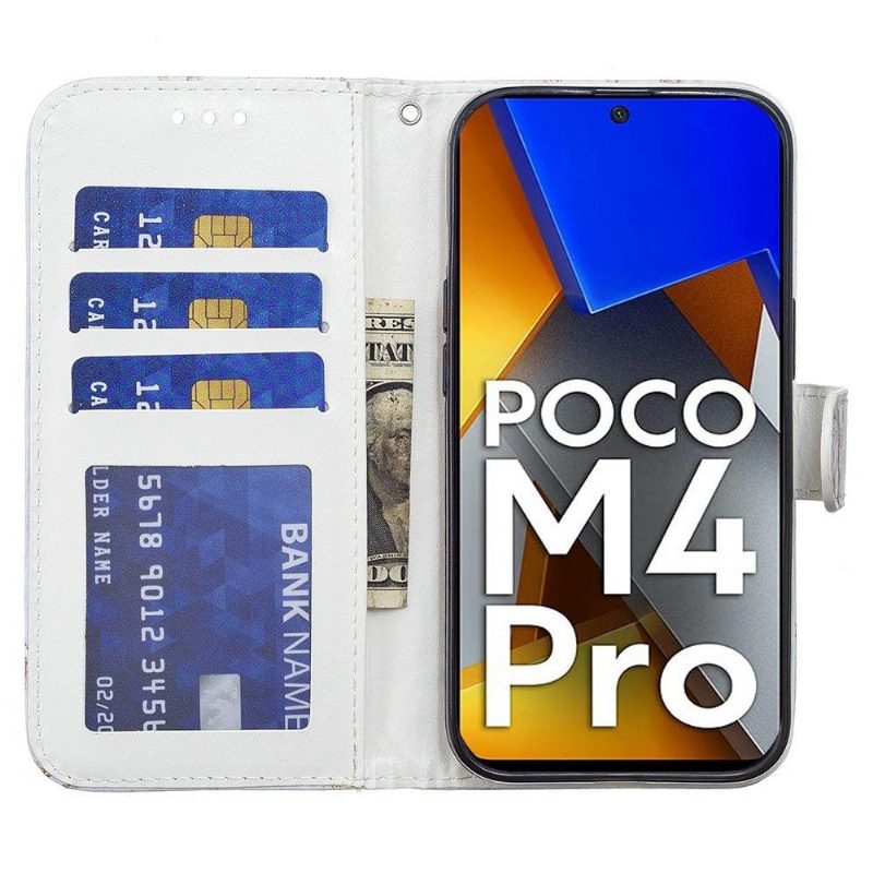 Kotelot Poco M4 Pro 4G Marmorigeometria