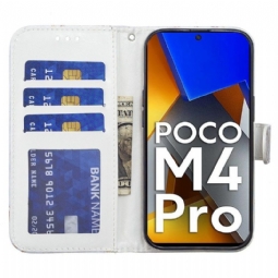 Kotelot Poco M4 Pro 4G Marmorigeometria