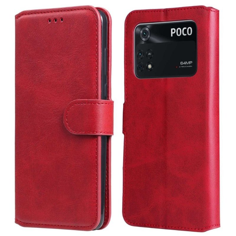 Nahkakotelo Poco M4 Pro 4G Enkay Leather Effect