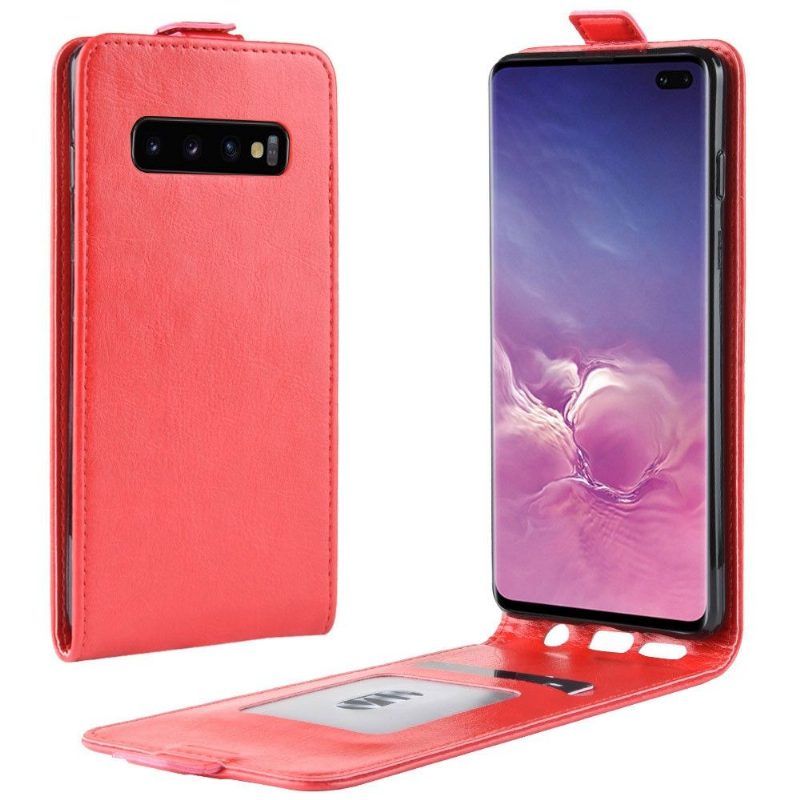 Kuoret Samsung Galaxy S10 Plus Kotelot Flip Keinonahka Pystysuora