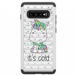 Kuori Samsung Galaxy S10 Plus Alkuperäinen Luxury Unicorn Pattern