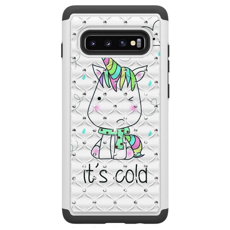 Kuori Samsung Galaxy S10 Plus Alkuperäinen Luxury Unicorn Pattern