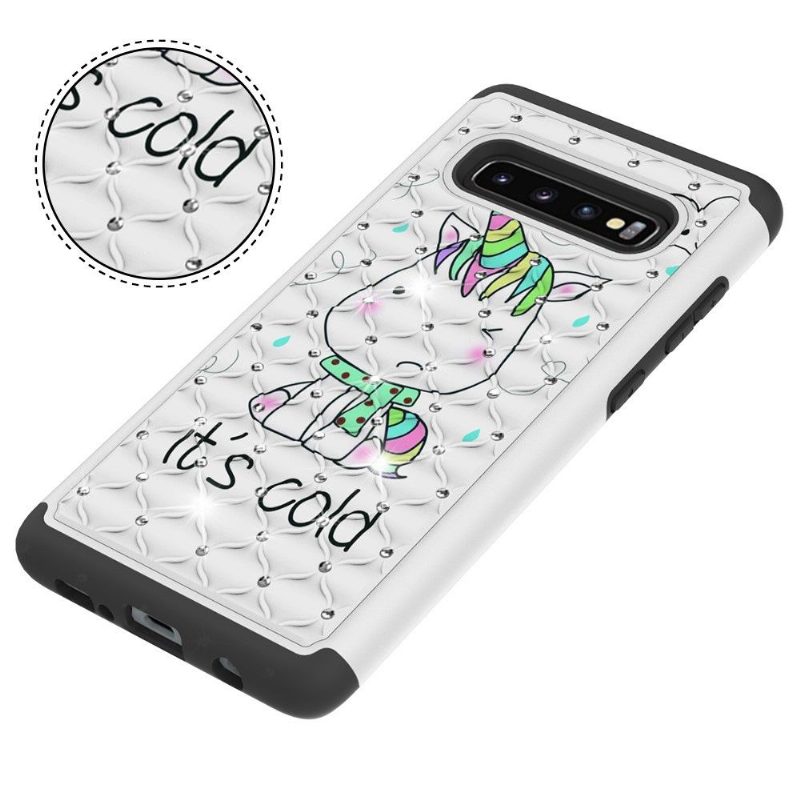 Kuori Samsung Galaxy S10 Plus Alkuperäinen Luxury Unicorn Pattern