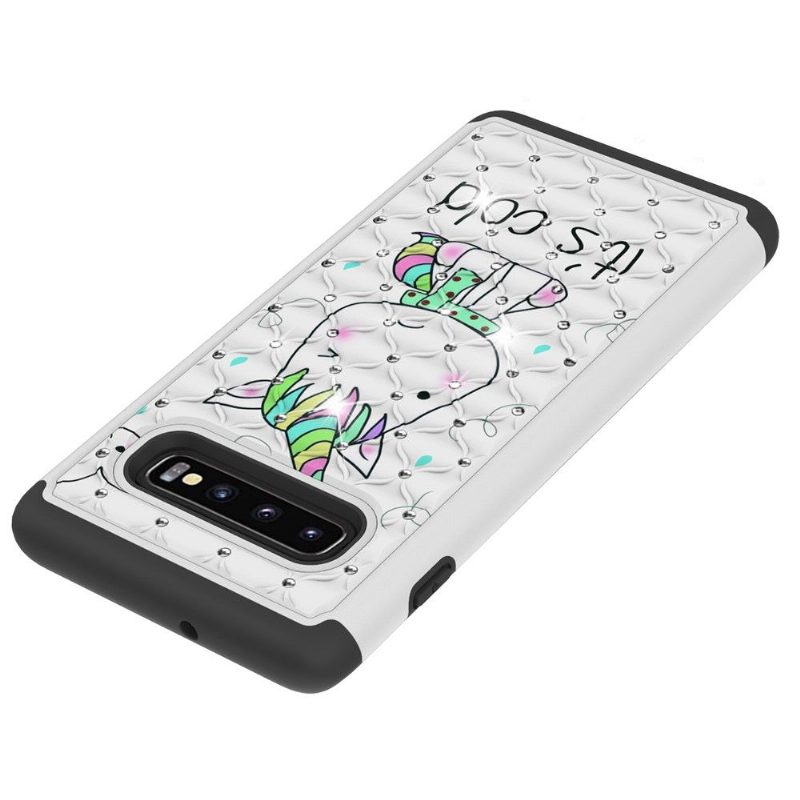 Kuori Samsung Galaxy S10 Plus Alkuperäinen Luxury Unicorn Pattern