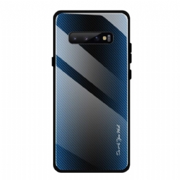 Kuori Samsung Galaxy S10 Plus Carbon Glass Back